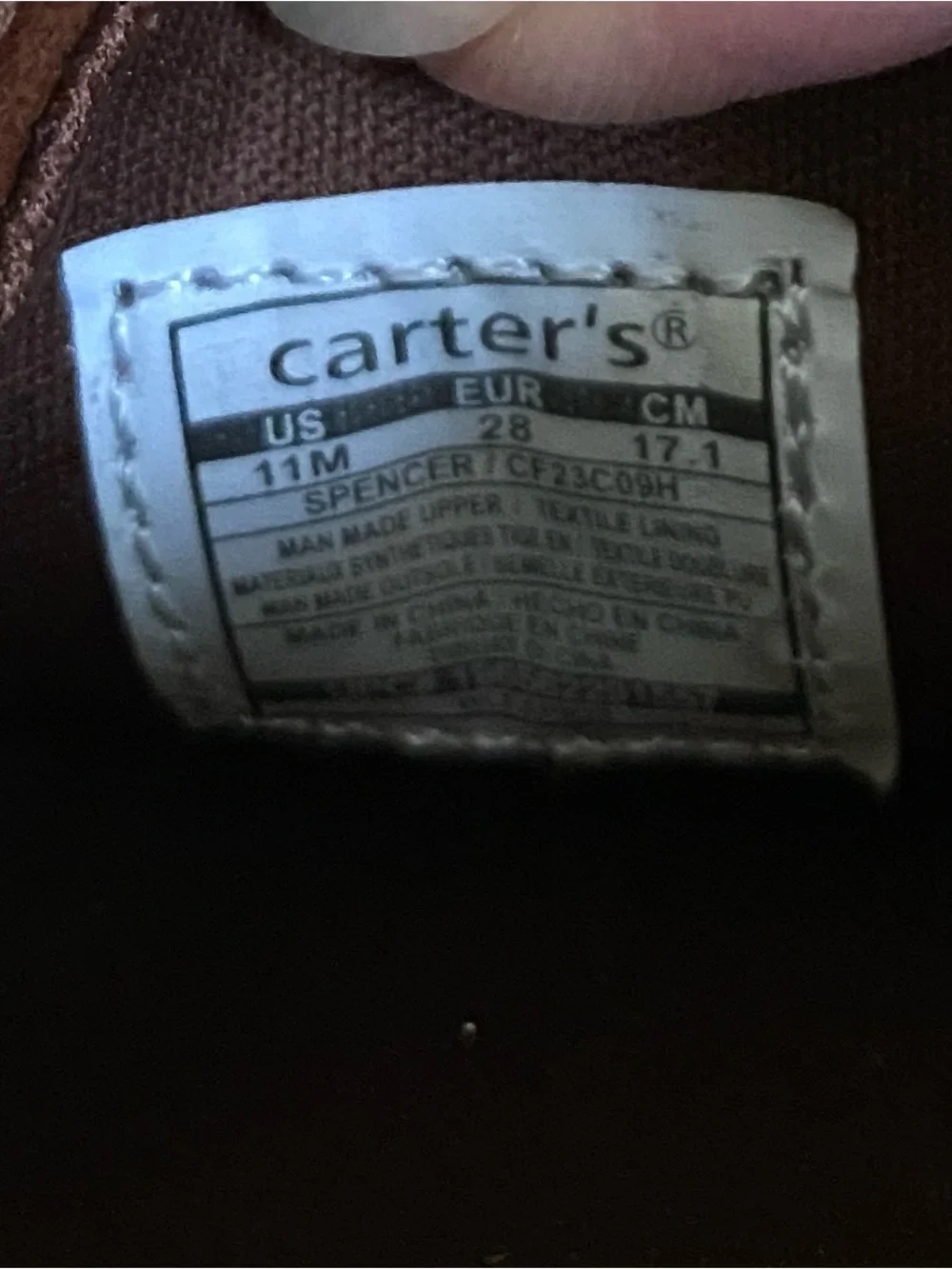 CARTER’S Lace-up Oxford Shoes